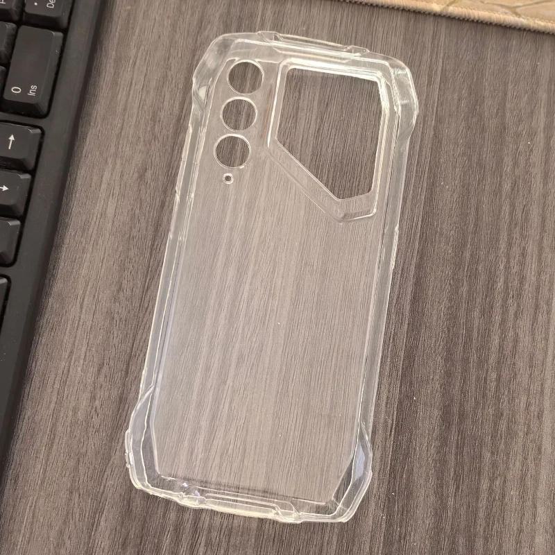 Blackview Oscal Pilot 1 Transparent Black TPU Phone Case - Soft Silicone Protective Shell