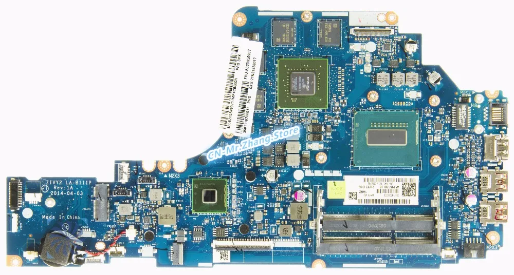 For Lenovo Y70-70 Laptop Motherboard 5B20H29171 ZIVY2 LA-B111P SR1Q8 I7