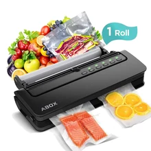 

Best Food Vacuum Sealer 220V/110V Automatic Commercial Household Food Vacuum Sealer Packaging Machine Include A Roll of Bags
