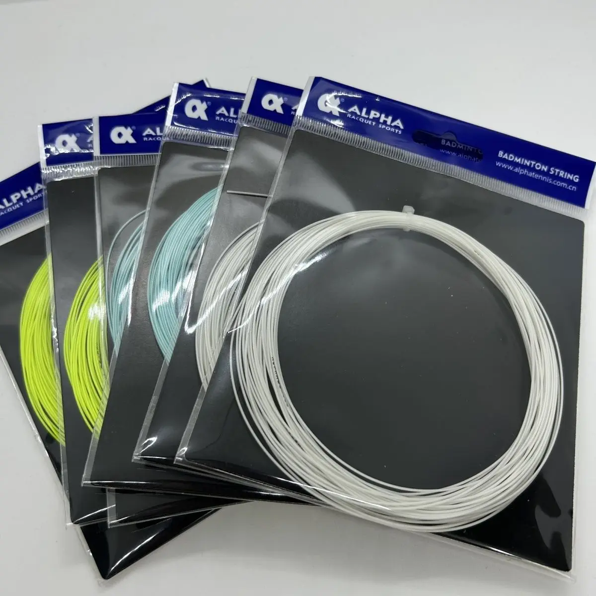 Alpha 10PCS Badminton Racket String BS900-0.68mm Durable Badminton Ball Net Beach String 10m BS900
