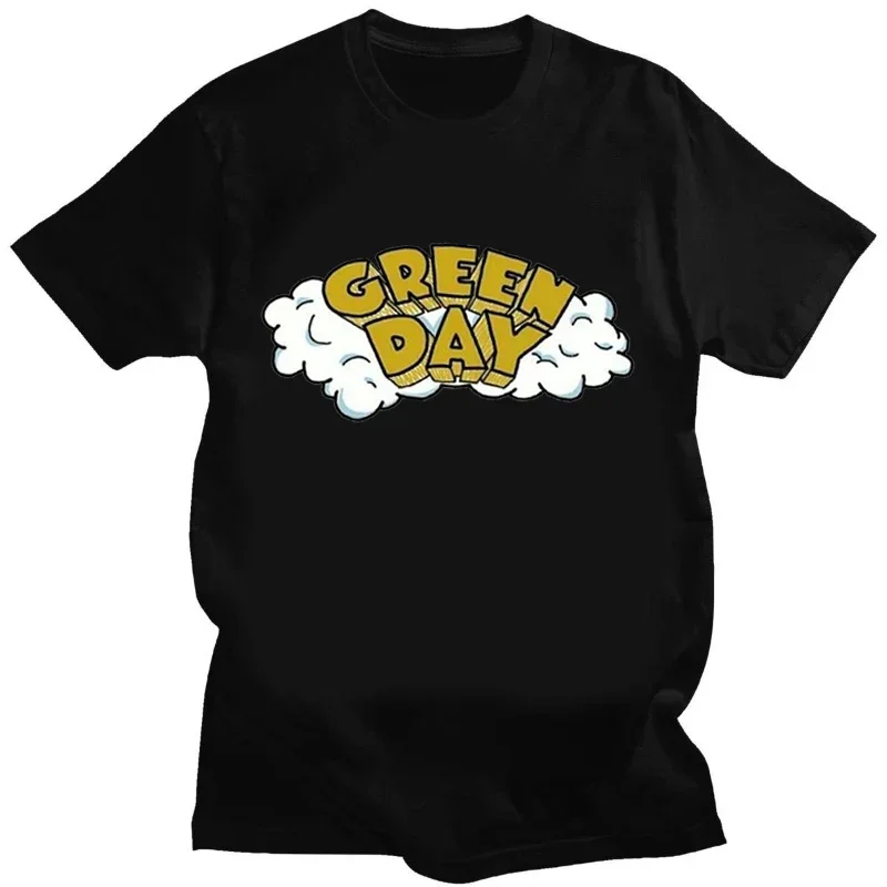 Новинка, забавная уличная одежда, летняя Удобная футболка на зеленый день, футболки с изображением американского идиота альбума, мужские и женские футболки
