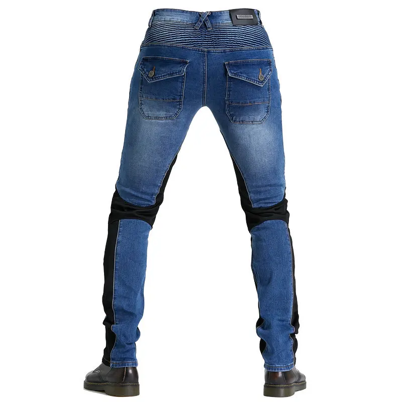New Summer Riding Motorcycle Pants Classic Outdoor Riding F Fall-Proof Biker Jeans Anti-Fall Pants with Hip and Knee Equipment