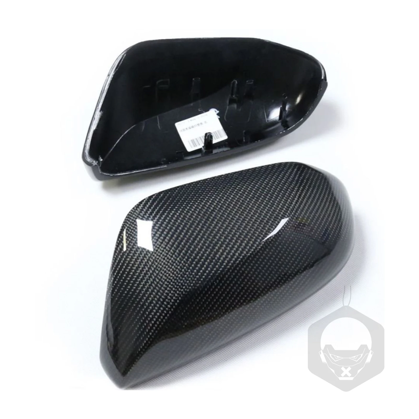 Carbon Fiber Car Rear View Door Wing Mirror Side Mirrors Cover Caps Shell Case For Toyota Camry 8th Gen 2018+ Decorative Parts