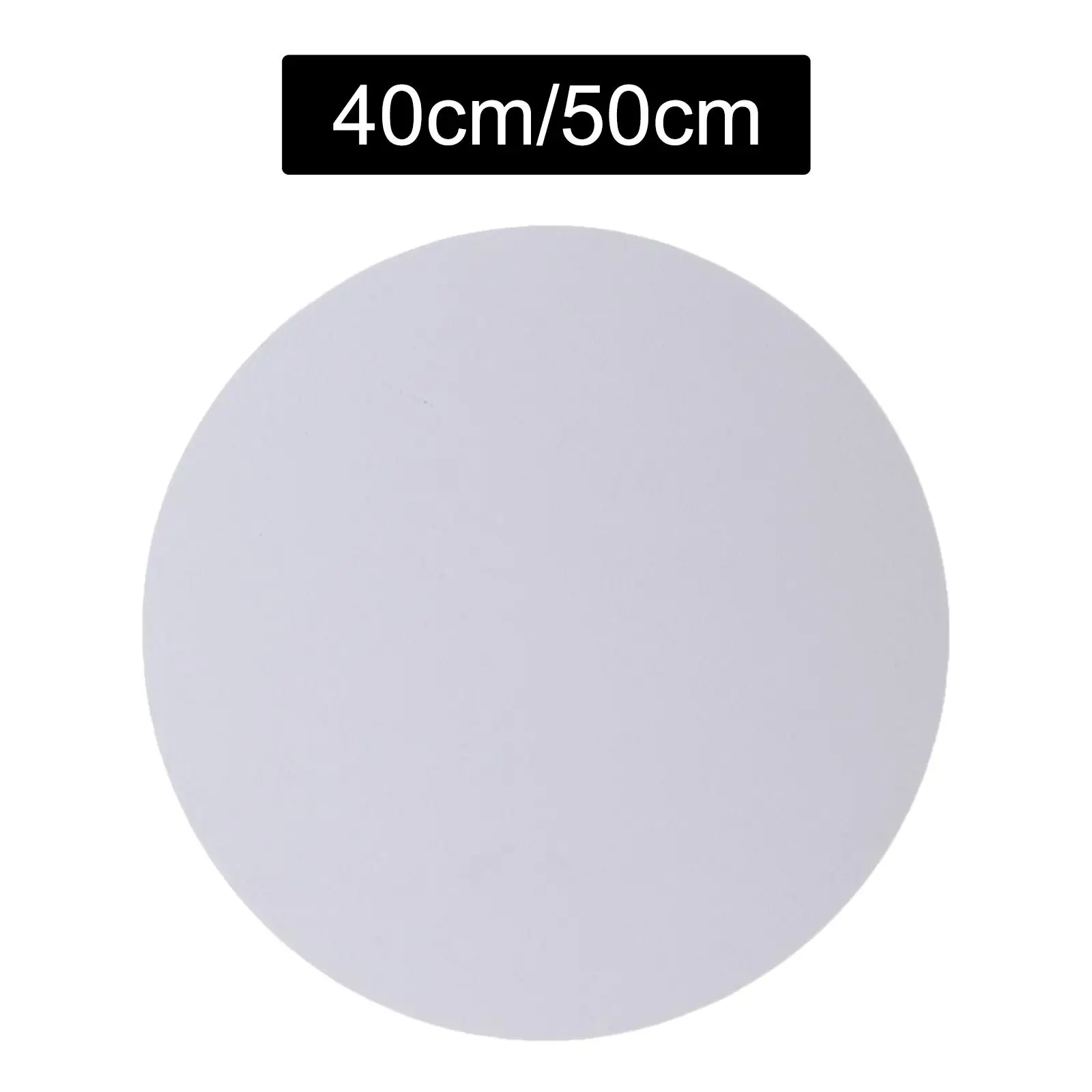 Canvas Painting Board Round Artist Boards Panels Panel Oil Stretched Blank  Acrylic Drawing White Circle Large