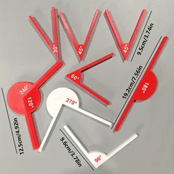 9 - Piece Geometric Angle Teaching and Learning Tool Set (9PCS)
