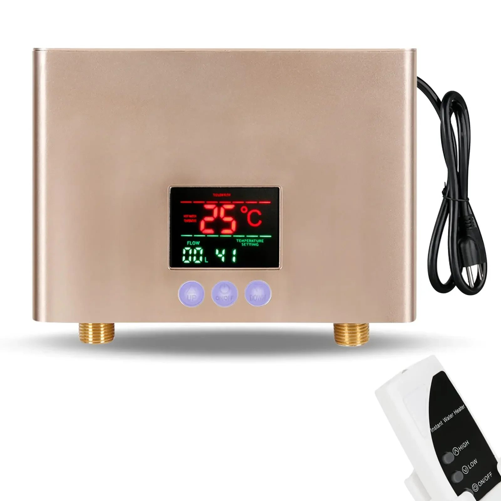 Electric Tankless Water Performance Hot Water Heater Rheem