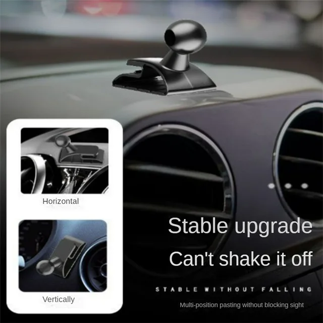 Universal 17mm Ball Head Base Car Air Vent Clip