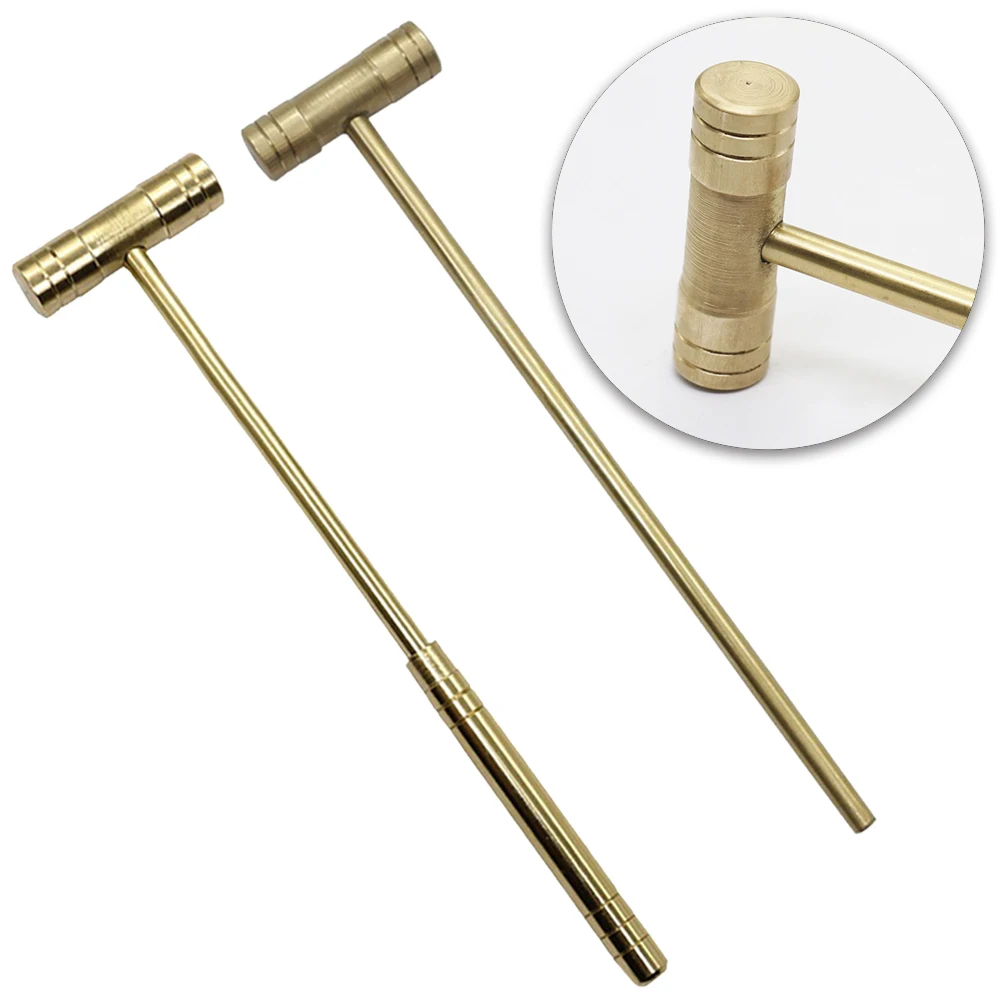 175mm Small Brass Hammer 1pcs Copper Detachable Handle For Clock