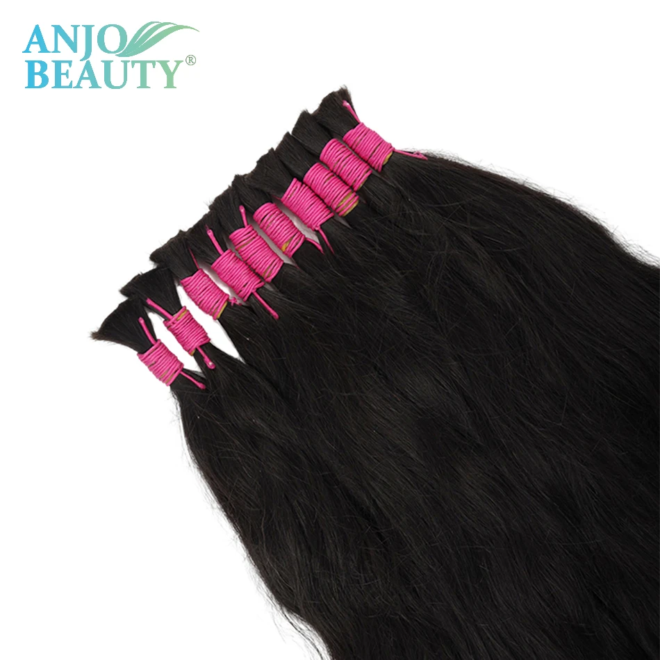Original Human Hair Bulk For Braiding Mega No Weft Human Braiding Hair Natural Vietnamese Bulk Extensions