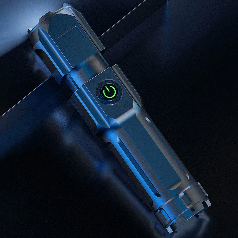 Description Picture 6 of itemPowerful LED Flashlight USB Charging Super Bright Flashlight Power Display Outdoor Camping Torch 3 Gears for Outdoor Camping Use