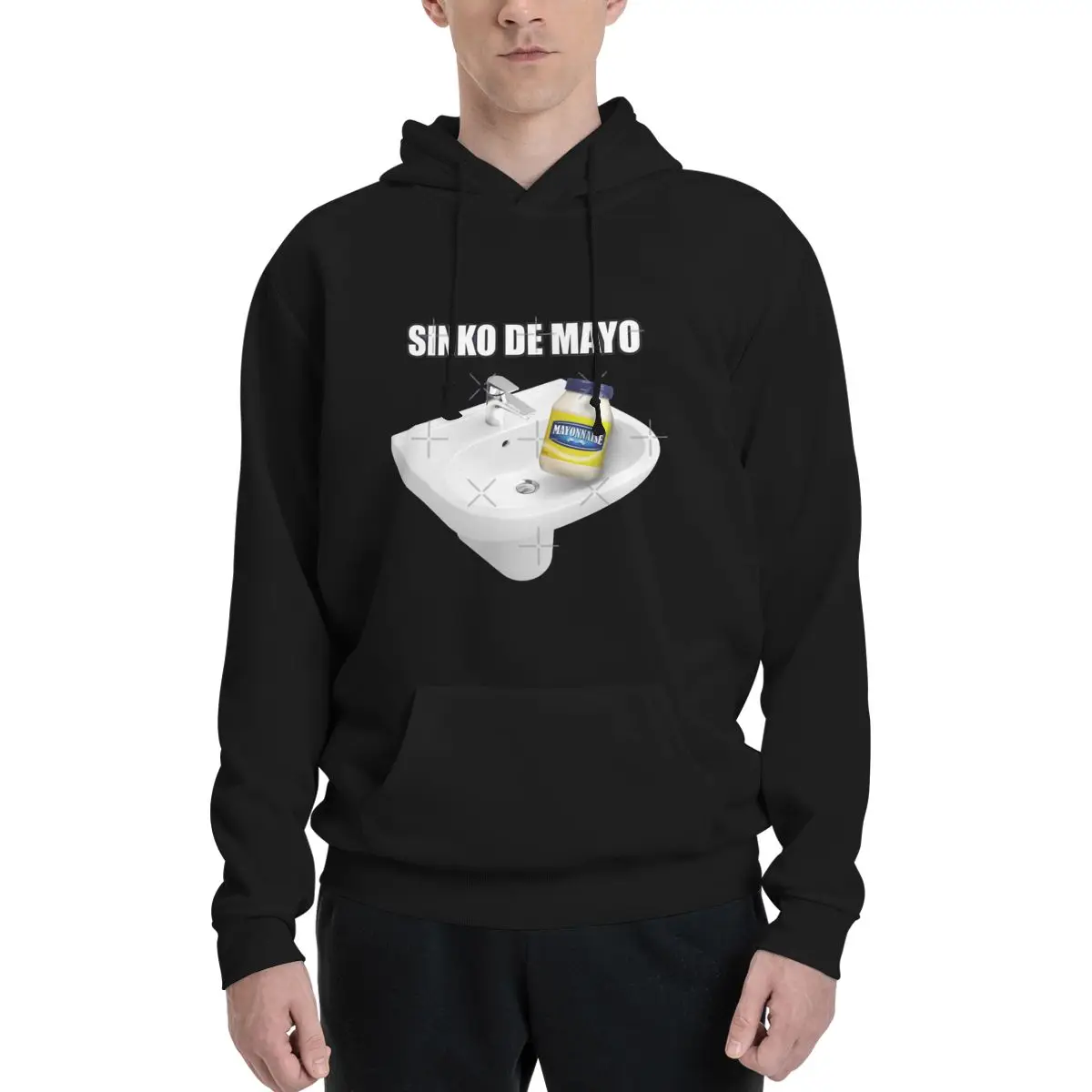 

Sinko De Mayo Mayonnaise Cinco De Mayo Polyester Hoodie Men's Women's Sweater Size XXS-3XL