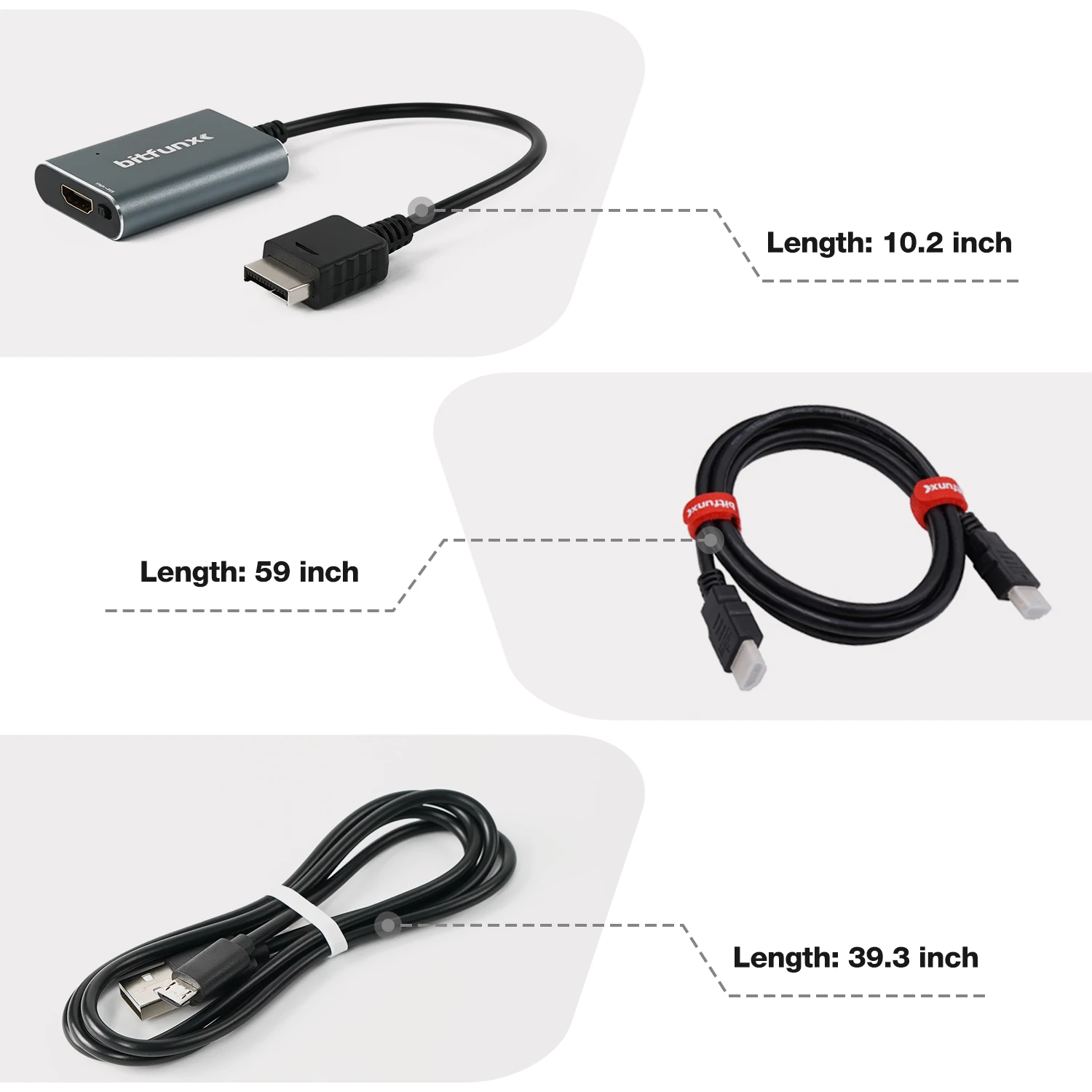Adattatore Convertitore Video Da PS2 A HDMI Con Uscita Audio Da 3,5 Mm