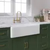 Bowl Kitchen Sink Deep Drop In Farm Sink Undermount with Modern Style Luxury Accessory Kit 1