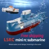 Mini RC Submarine 0.1m/s Speed Go Up and Down Forward and Backward RC Boat Waterproof Diving Toy Simulation Model Gift for Kids 3