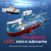 Mini RC Submarine 0.1m/s Speed Remote Control Boat Waterproof Diving Toy waterproof Simulation Model Gift For Kids Boys Girls 1