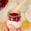 Yogurt Pudding Glass Jar Mini Mousse Drinking Bottle with Lid High Temperature Resistant Homemade Juicing Milk Storage Container 5
