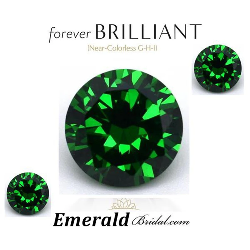 Brilliant Natural AAAAA+ Emerald 10.0mm 6.50Carat Round Cut Gemstones Sri-Lanka VVS Gem 3