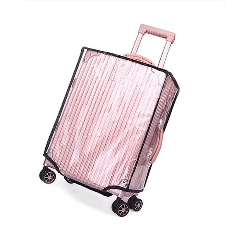 Full Transparent Luggage Protector Thicken Waterproof wear-resistant Suitcase Protector PVC Suitcase Cover Rolling Luggage Cover luggage cover