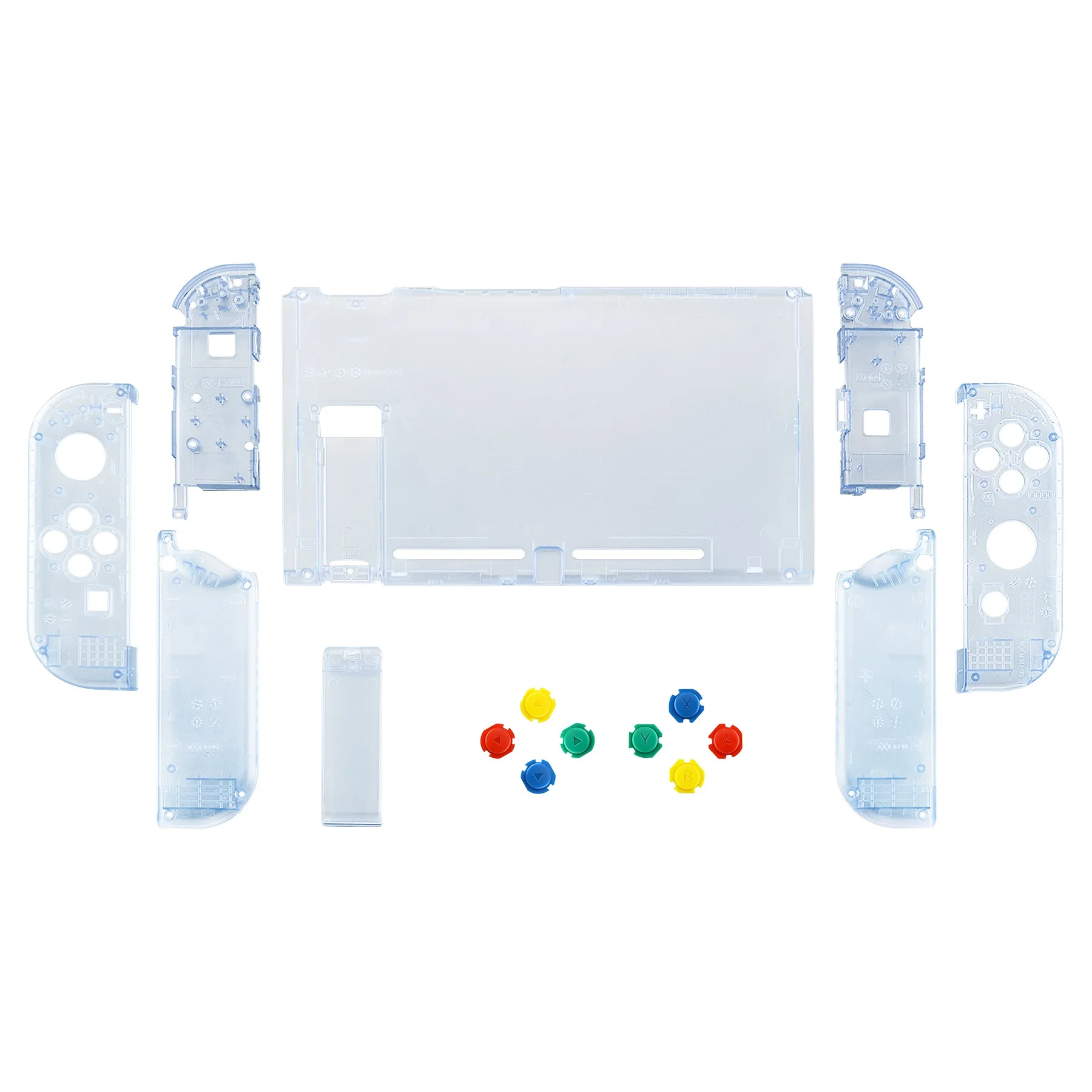 Switch Console, Joy-Con Console, Glacier Blue Console, Back Plate Controller