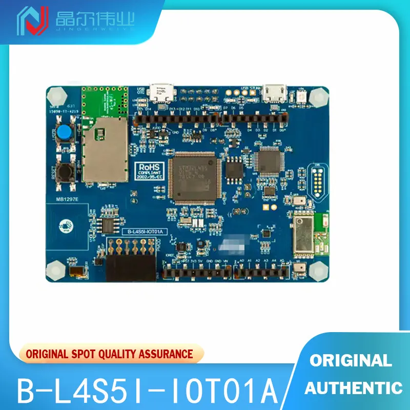 

1PCS 100% New Original B-L4S5I-IOT01A STM32L4+ SPBTLE-RF, STM32L4S5 Transceiver; 802.11 b/g/n (Wi-Fi, WiFi, WLAN), Bluetooth®