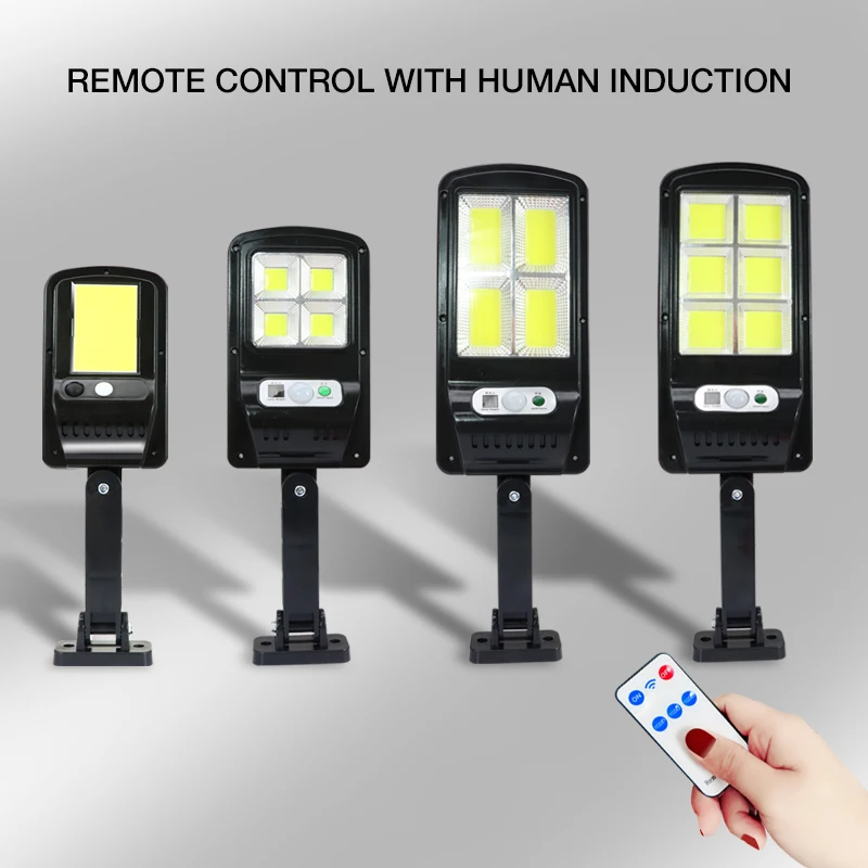 Outdoor Spotlights LED Street Floodlight Solar Panel Lighting Lamp Road Lamp Wireless Outdoor Waterproof Road light 20 hours