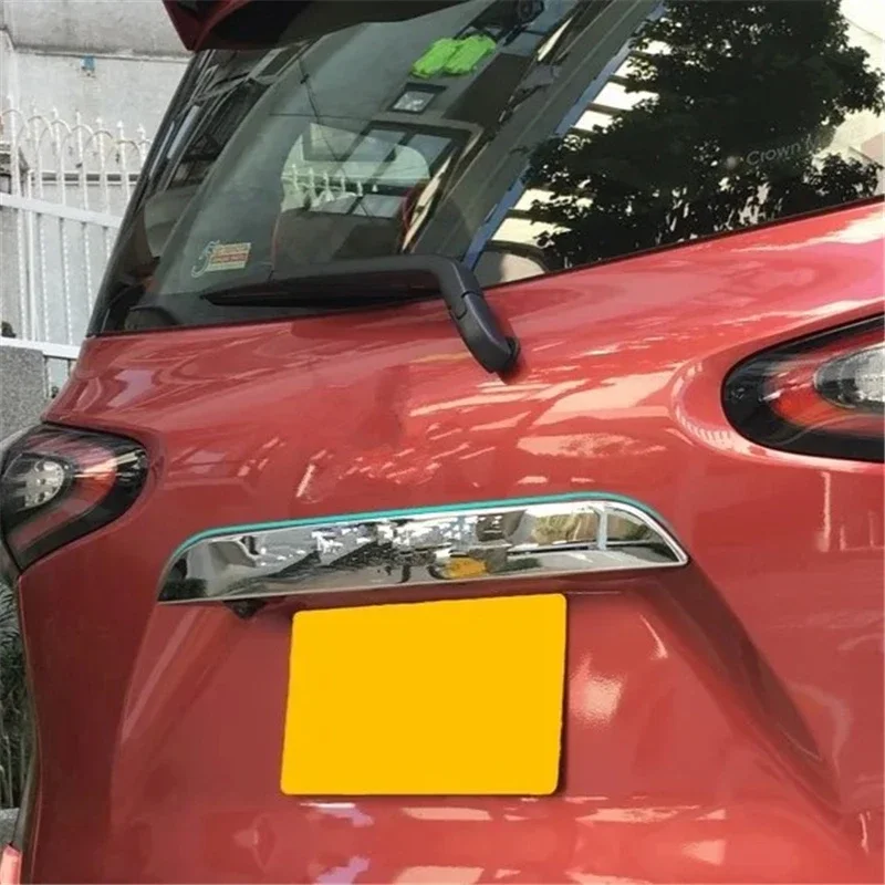 

WELKINRY For Toyota Sienta XP170 2nd Generation 2015-2021 ABS Chrome Car Tail Rear Box Gate Back Door Trunk Boot Lid Trim
