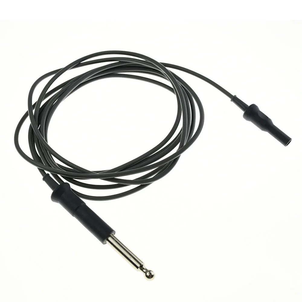 

1 Pcs Reusable Bipolar Forceps Cable for Electrosurgical Coagulation Tweezers, F8 MM Plug to 5 MM Banana Plug Female