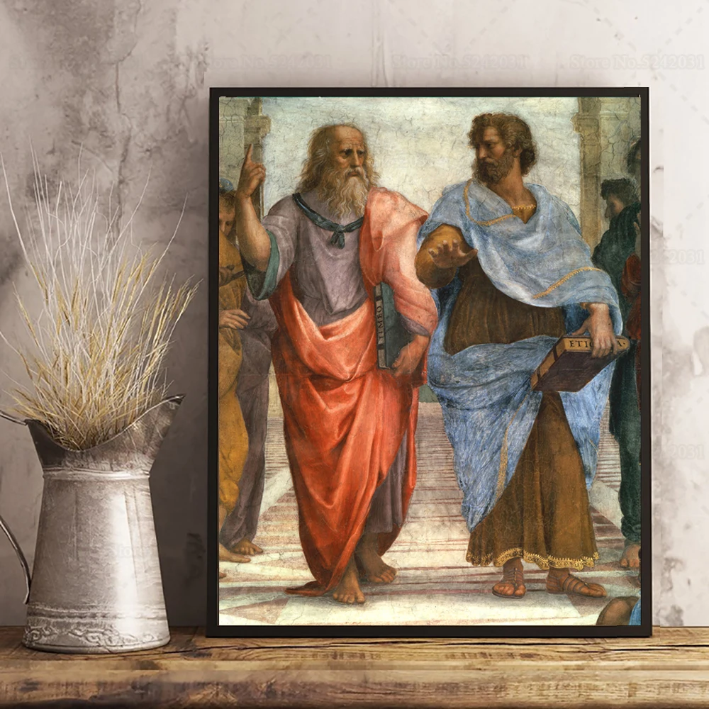 Affiche imprimée Aristote All Who Have ou art mural encadré