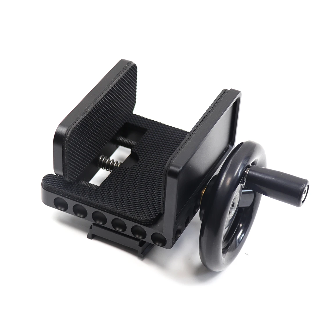 Rifle Clamp Saddle Aluminum Tripod Mount Adapter Ball Head Universal Hand Wheel Quick Precision
