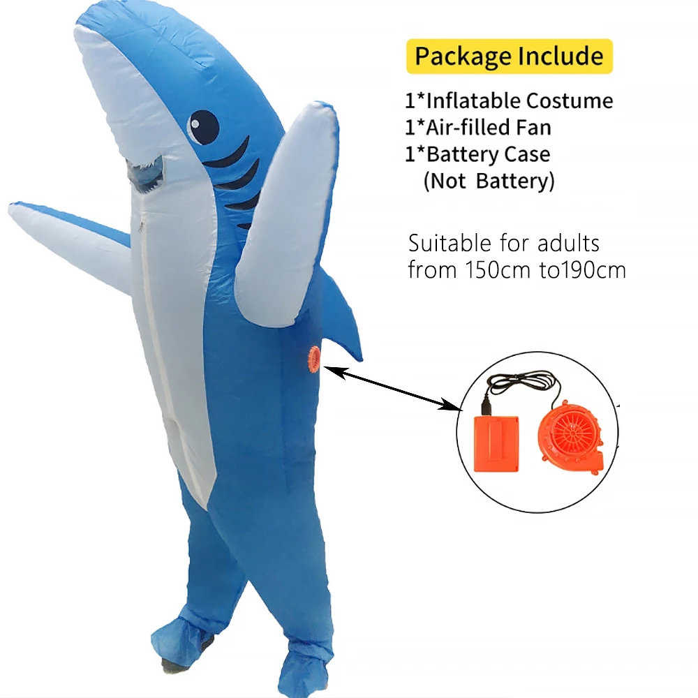 Inflatable Shark Outfit 3