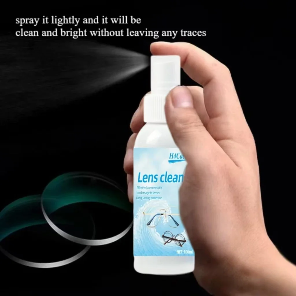 Lens Removal Spray Glasses Care Liquid Cleaning Agent Car Windshield Glasses Lens Phone Screen Home Window Cleaner Anti Fog