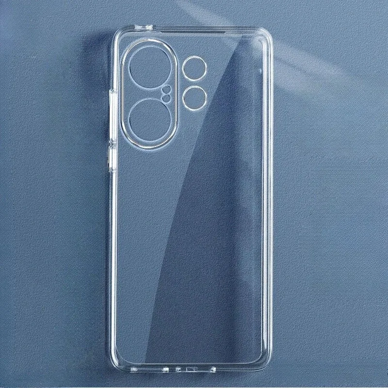 Transparent TPU Silicone Phone Case - Soft Clear Protective Back Cover