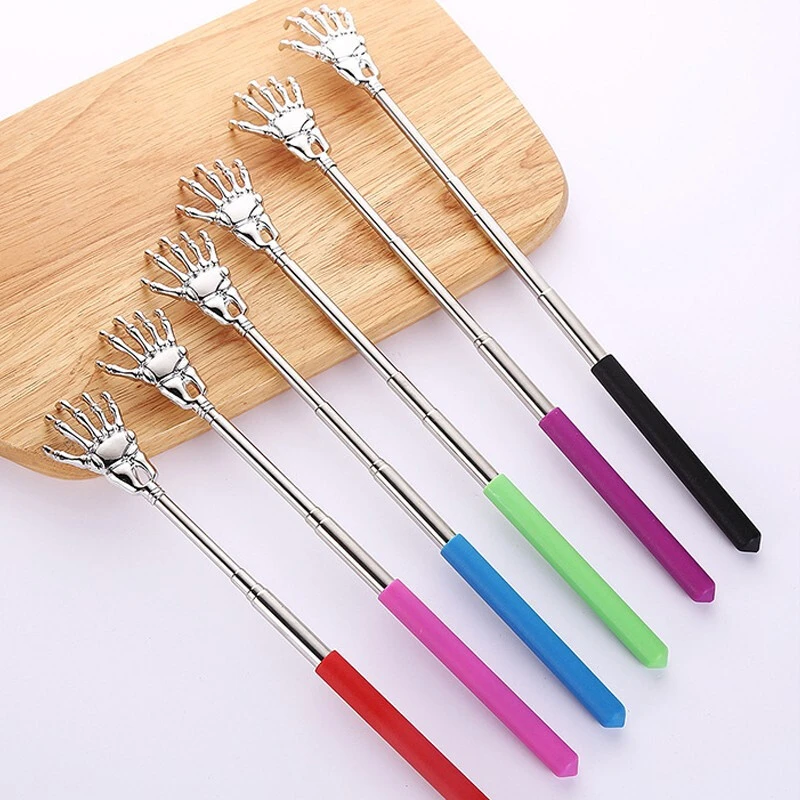 Stainless Steel Back Scratcher Telescopic Claw For Back Scraper Massage Relax Old Man Happy Health Products Massage Tools 6