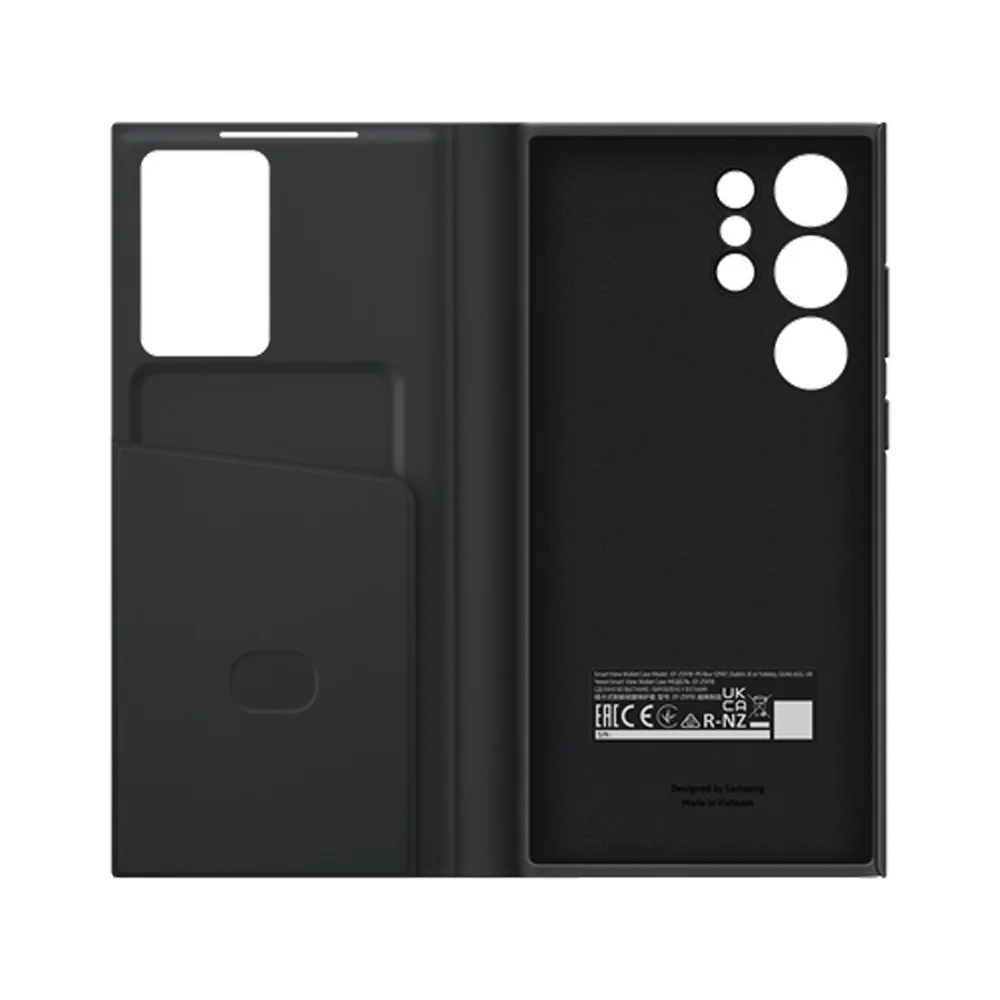 Premium S-View Leather Wallet Case – High-Quality Protective Cover