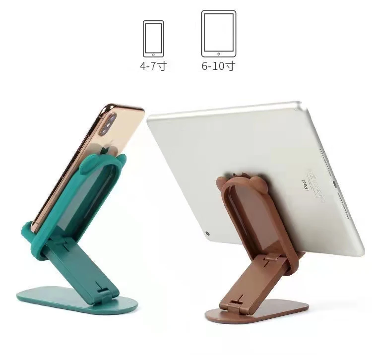 Universal mobile phone Holder Tablet Stand Desktop cartoon bracket foldable portable phone bracket adjustable angle bracket mobile holder