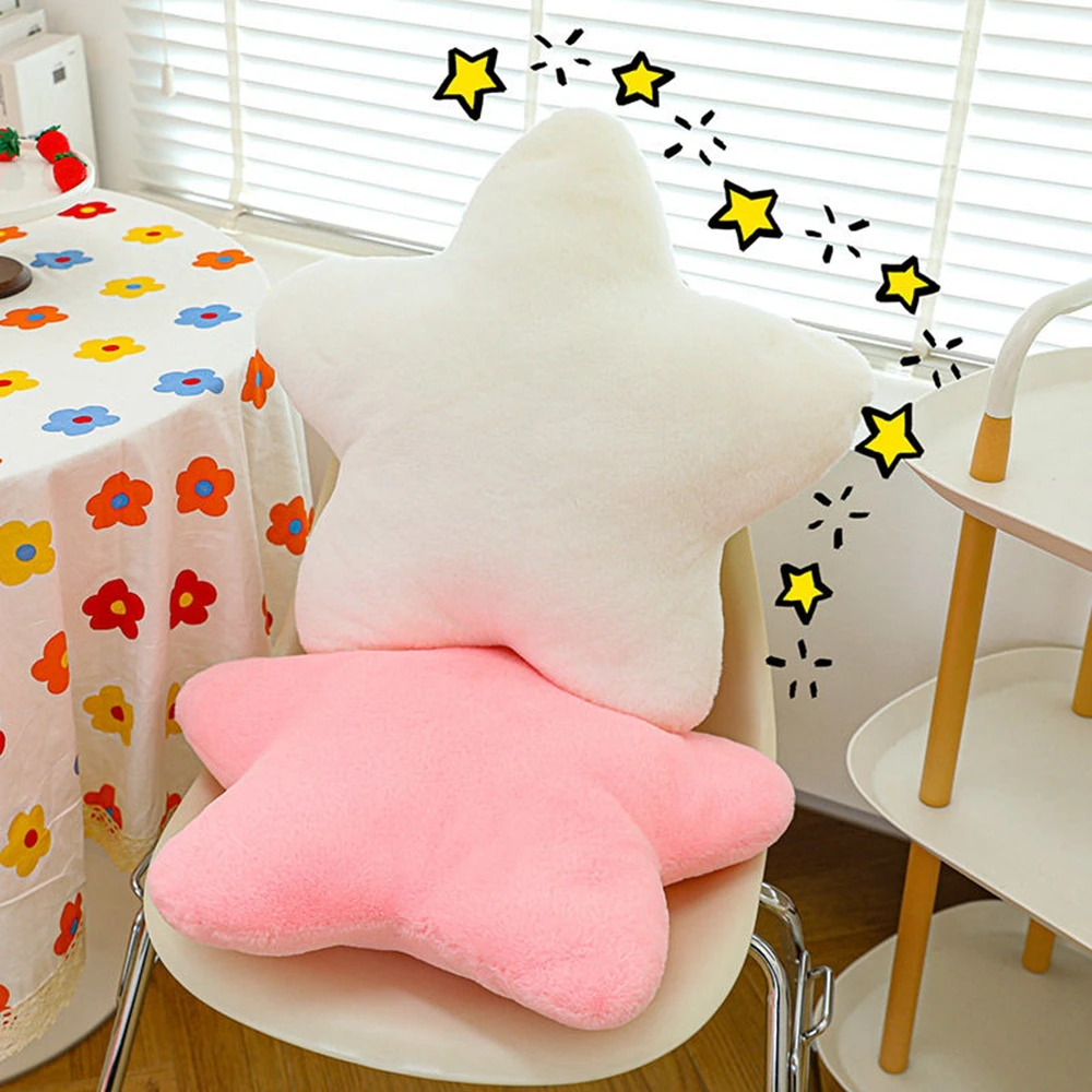 40CM Cute Butter Cheese Throw Pillow Plush Toy Dormitory Sleep Throw Pillow Sofa Chair Cushion Pentagon Star Shape Birthday Gift 2