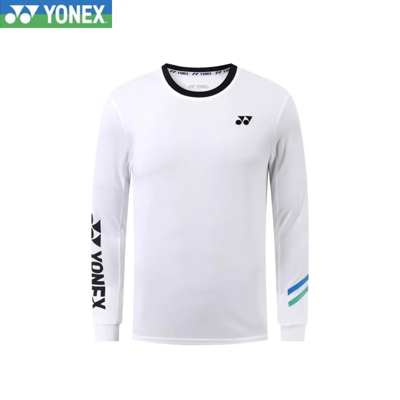 YONEX Winter New Men's and Women's Badminton Robe Breathable Casual Training Long Sleeve Top