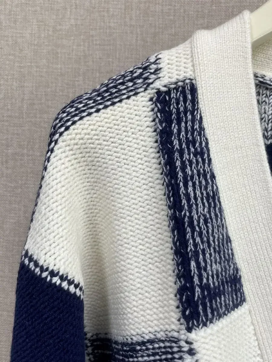 

Women Cardigan Plaid Color Patchwork Single Breasted V-Neck Long Sleeve Loose 2023 Early Autumn Knit Sweater