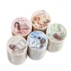 1Roll 2M Retro literary Handbook Tape Paper Background Supplies Scrapbook cut Decoration Materials 60mm*2m also Book Adhesives 1