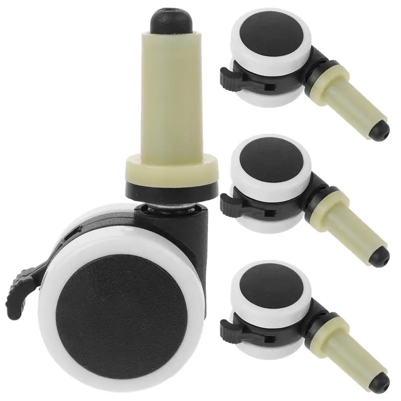 4pcs High Chair Wheels Baby Dining Chair Wheels Replacement Plastic Baby High Chair Wheel Replacementfor DiningHigh Chair