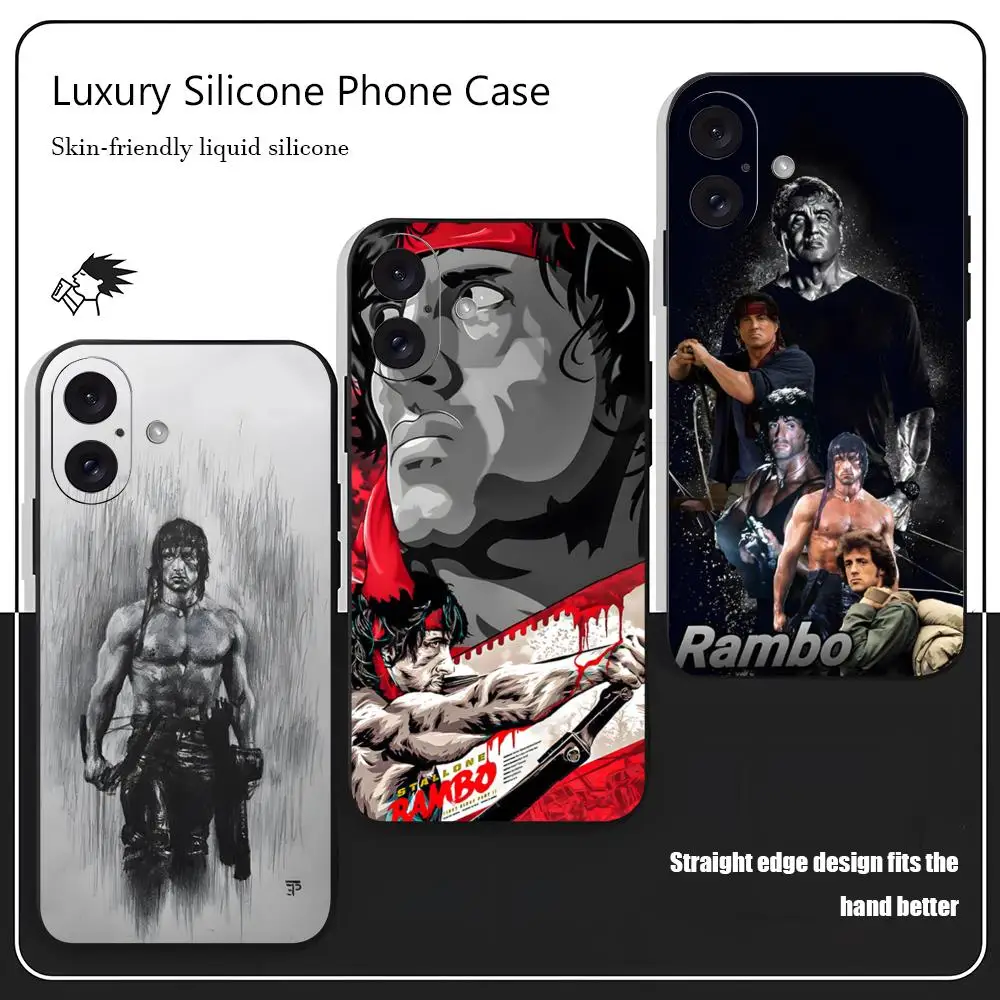 Rambo First Blood Movie Cool Phone Case For iPhone 16 15 14 13 12