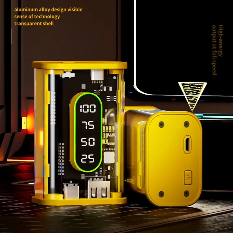Power Bank Case Battery Storage Box 2x21700 Polymer Battery Holder Case For Phones DIY Quick Charge