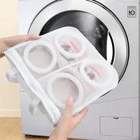 Portable Foldable Mesh Sneaker Tennis Shoes Laundry Washing Bag Dry Bag Shoe Wash Bag Laundry Bags Home Storage ganization 1