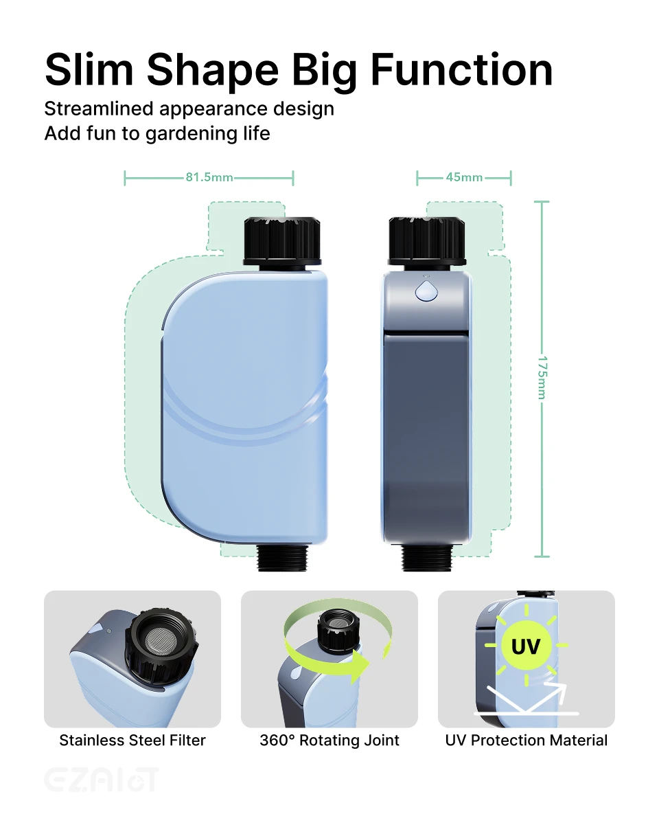 Wifi Smart Garden Watering Timer Automatic Irrigation Programmer System Sprinkle