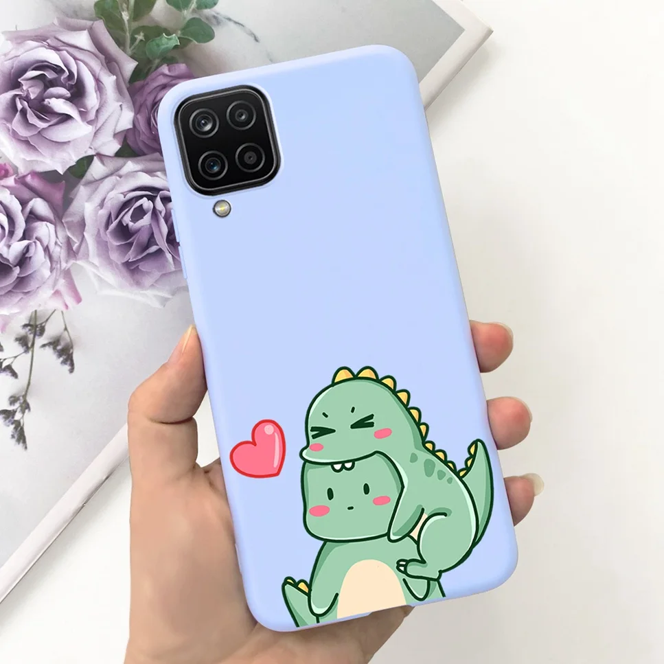 NEW Design For Samsung Galaxy A12 Case Silicone TPU Back Cover For Samsung A12 M12 F12 Galaxy M12 India  Funda Couqe Bumper