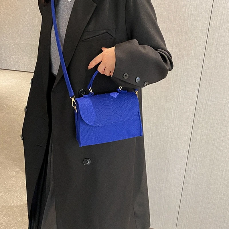 Blue Bags For Womens New Korean Fashion Ladies Shoulder Bag Trend