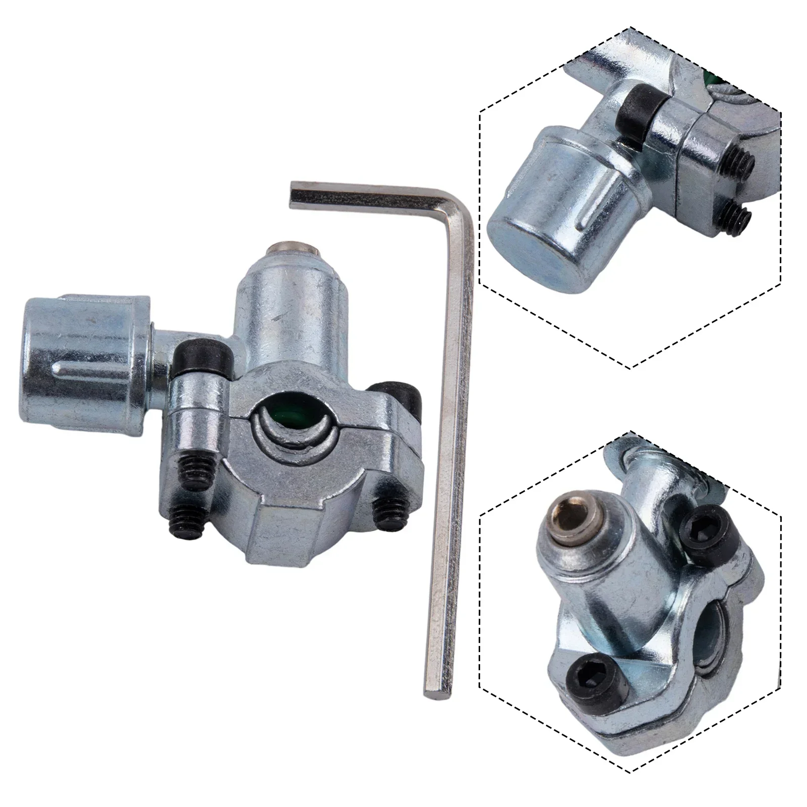 Zinc Alloy Refrigerator Piercing Puncture Valve Spanner Air Conditioner Line Tap Valve 1/4 Inch 5/16 Inch 3/8 Inch Refrigerator Piercing Valve