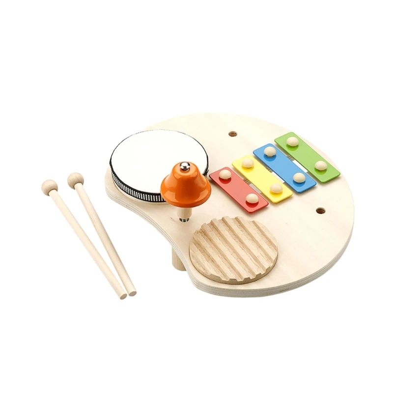 Musical Toy Drum Set Musical Instruments Baby Toy Music Percussion Instruments A52F