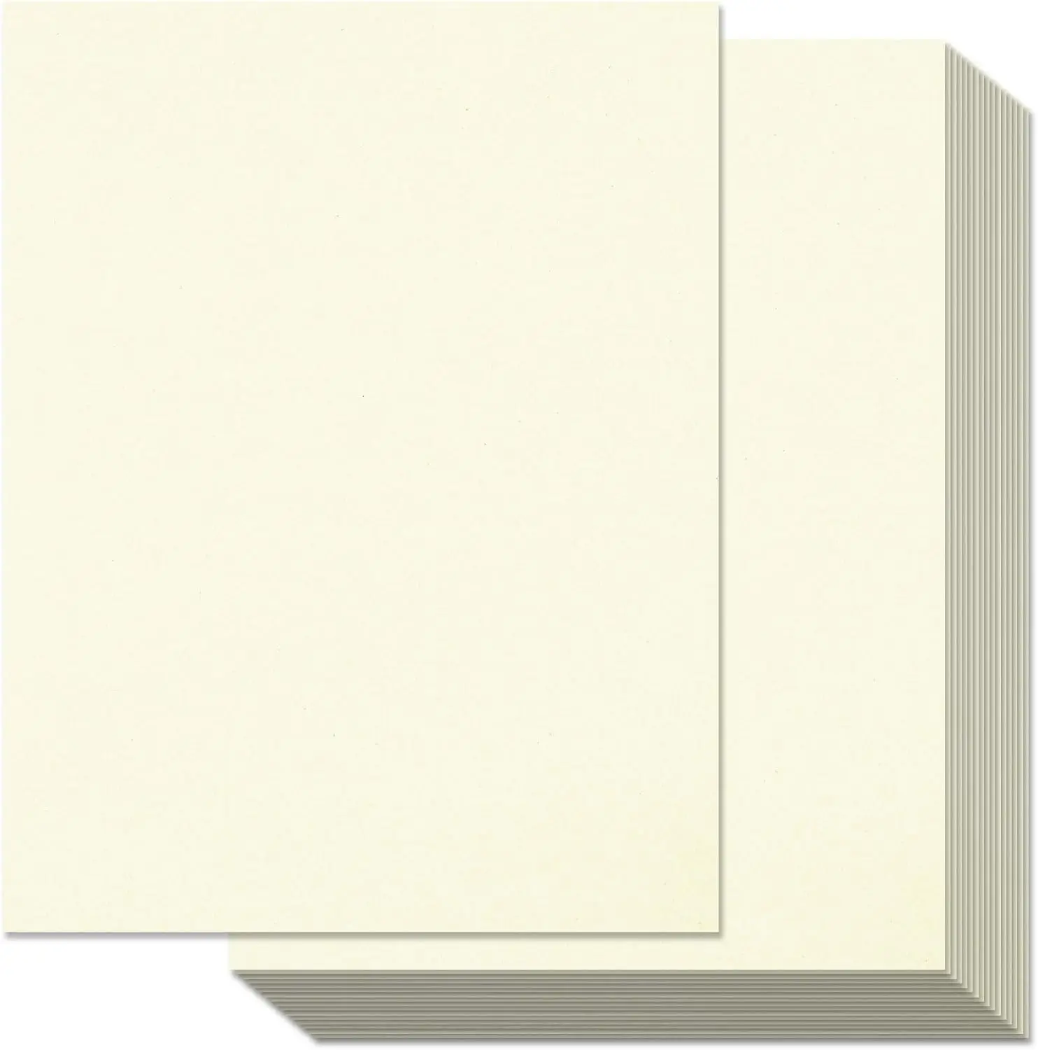 

Size A5 Cream White Cardstock Thick Paper Card Thickness 240GSM 92lb Cover Matte Finish