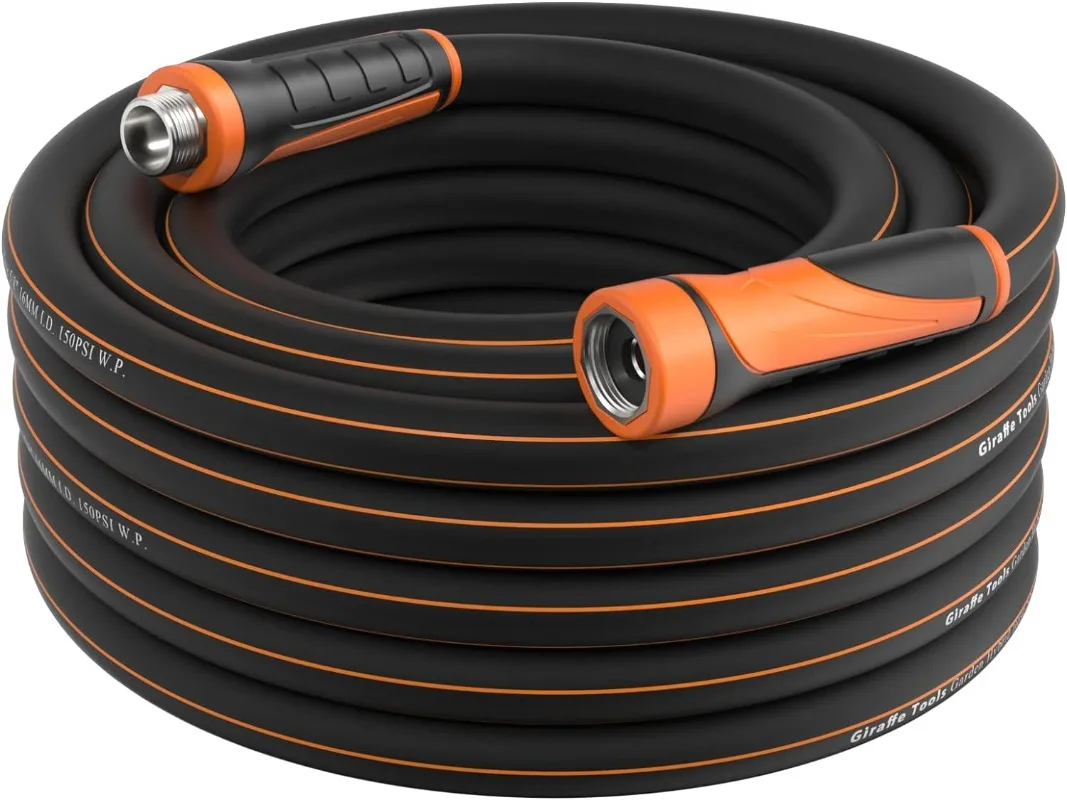 giraffe-tools-garden-hose-50ft-x-5-8-water-hose-hybrid-hose-with-swivel-handle-male-to-female-fittings-burst-600-psi